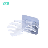 ?【Lowest price】YKS Leaf Hook Wall Organizer Rack ห้องน้ำมีดโกนแปรงสีฟันผู้ถือตะขอเก็บ