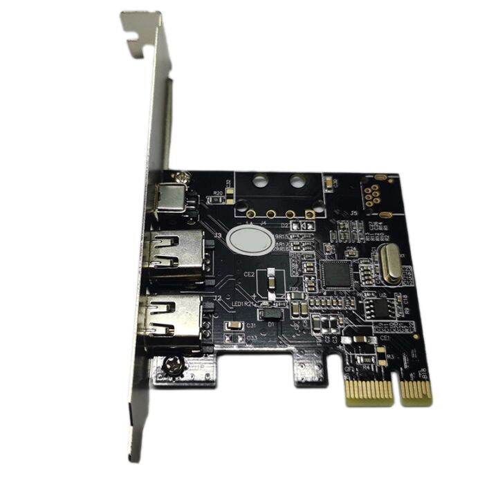 Firewire Card,PCIe Firewire 800 Adapter for Win10,3 Ports IEEE 1394 PCI