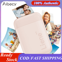 Aibecy Liene 2X3 In-Ch เครื่องพิมพ์รูปภาพขนาดเล็กสมาร์ทโฟนไร้สายเครื่องพิมพ์ภาพทันทีพร้อมเทคโนโลยี5 ZINK กระดาษกาวเชื่อมต่อ BT5.0กับ IOS และ Android แบบพกพาสำหรับสำนักงานบ้านโรงเรียนการเดินทาง