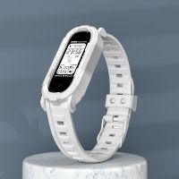 Strap For Xiaomi Mi Band 6 5 4 3 Nfc 2022 Glacier Transparent Shockproof Watchband For Miband 6 5 Luxury Adjustable Bands Correa Smartwatches