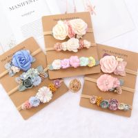 【YD】 Baby Headband Elastic Hair Band Newborn Toddler Headwear Kids Accessories 3pcs/set