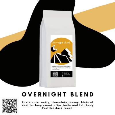 เมล็ดกาแฟ Overnight Blend - Bourbon Roaster