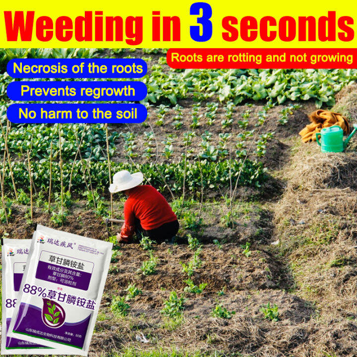 🌲Weeding in 3 seconds🌳 No harm to the soil grass killer chemical