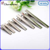 CHARMHOME 50Pcs ของขวัญ DIY โลหะ กิ๊บติดผมจระเข้ คลิปปากเป็ด ที่หนีบจระเข้ กิ๊บติดผม