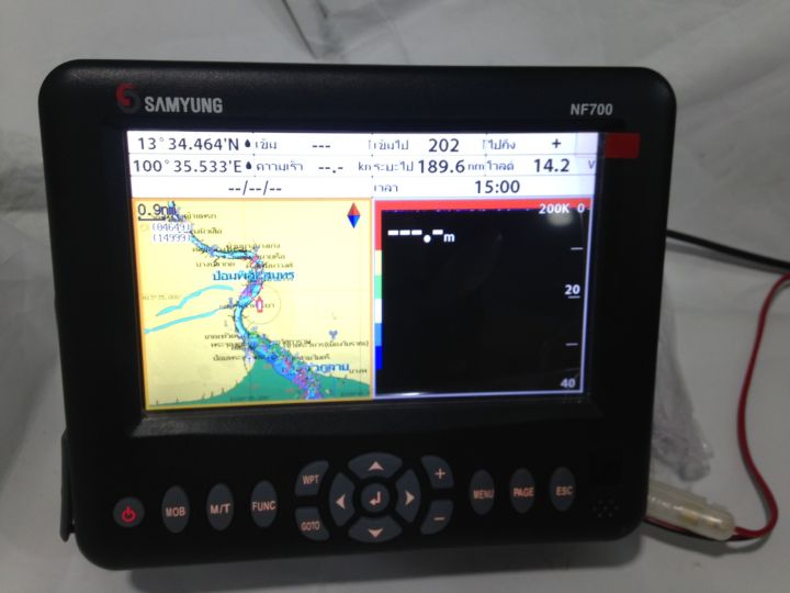 ดาวเทียม-gps-ซาวเดอร์เครื่องหาปลา-samyung-nf700-จอ7นิ้ว-เมนูภาษาไทย