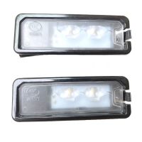 โคมไฟป้ายทะเบียนรถป้ายทะเบียน Led ป้ายทะเบียนรถ Oem 2ชิ้นพอดีกับ Passat B7 Mk7กอล์ฟซีร็อคโค่ซีซีโปโล6r 35d 021 A