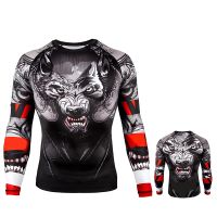 Training suit venom tights long-sleeved the UFC muay Thai fight sanda fighting boxing take sport quick-drying workout clothes