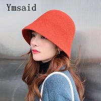 【YD】 Hats Short Brim Floppy Warm Wool Cloche Hat Street Temperament