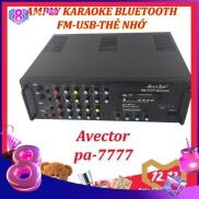 Amply karaoke bluetooth ampli karaoke gia đình Avector 7777 hát karaoke