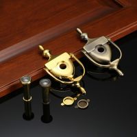 【CW】 Zinc Alloy Door Knocker Handle Peep Hole Knock Decoration Hardware