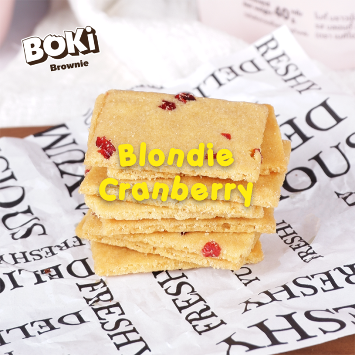 boki-crispy-brownie-blondie-cranberry-nbsp-โบกี้-บราวนี่อบกรอบ-รสบลอนดี้แครนเบอร์รี่