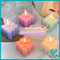 GotGo เทียนหอมรูปรูบิค เทียนหอมมินิมอล ใช้ตกแต่ง ขนาดน่ารัก 6*6cm Scented candles