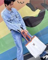 BANGKOK TALES: ACCESSORIES-BAG-TOTE-โชคดีสีรุ้ง2023-WHITE-S PRIDE RAINBOW