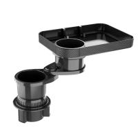 Cup Holder Tray Expander Eating Table Car Food Table Tray Rotatable Space Saving Car Food Tray Cup Holder For Smartphones And Food kindly