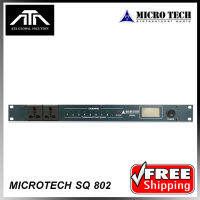 ปลั๊กไฟ Microtech SQ 802 SQ-802 AC outlet ปลั๊ก ติดแร็ค มีจอ ป้องกันไฟตก ไฟกระชาก ไมโครเทค