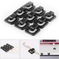 18 pcs Cable Cord Wire Line Desk Wall Organizer Clips Data Lines Adhesive Clamp Fixer Fastener Tidy Holder