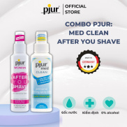 Combo chất bôi trơn Pjur After You shave 100ml & Xịt khử khuẩn Pjur Med