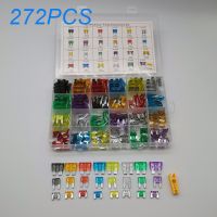 【YF】✤►  272PCS Car Fuses 5A  10A 15A 20A 25A 30A 35A Amp with Clip Assortment Type Fuse Set Truck