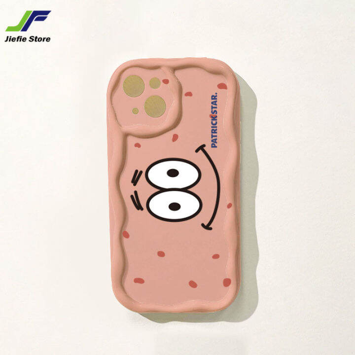 jiefei-เคสโทรศัพท์มือถือการ์ตูนน่ารัก-spongebob-สำหรับ-vivo-y51-y31-y76s-y76-y85-v9-y91c-y91i-s1-s1โปรเวฟด้านข้างส่งบิ๊กสตาร์นุ่มเคสป้องกันแรงกระเทือน