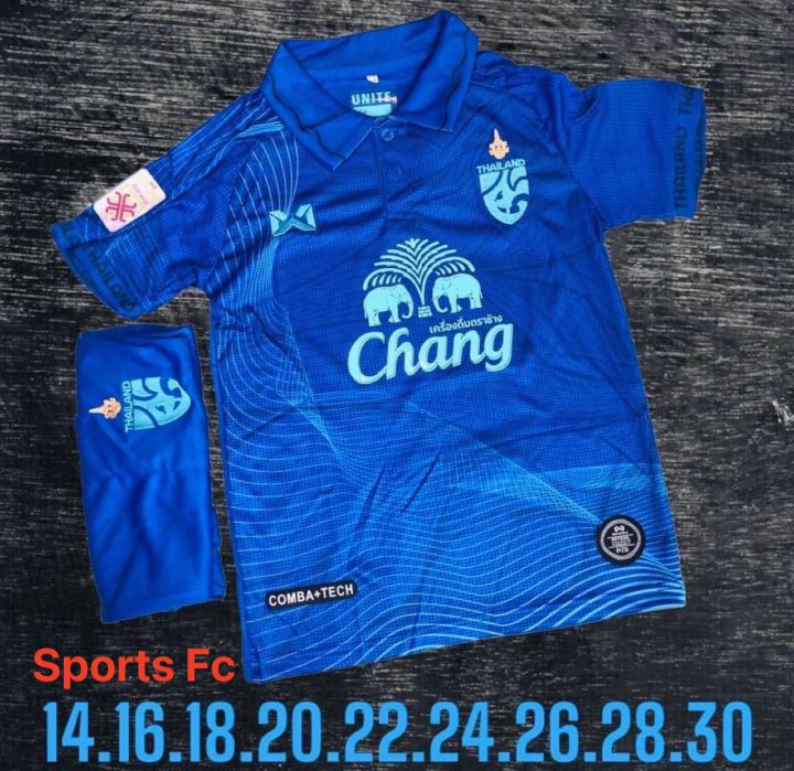 เสื้อฟุตบอลผู้ซาย-เกดเอthailand-สีนํ็าเงิน-เสื้อ-กางเกง-size-m-l-xl-3xl-ขุดกีฬาผู้ซายขายราดาถูก๐