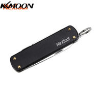 KKmoon NEXTOOL 4-In-1เครื่องมืออเนกประสงค์ไขควงเล็บไฟล์กลางแจ้งตั้งแคมป์เดินป่าขี่จักรยานผลไม้แบบพกพาเครื่องมือพับได้