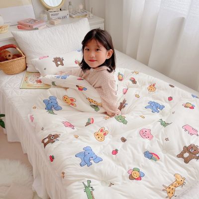 [COD] New type A class knitted childrens close-fitting quilt core student cartoon summer spring and autumn cool