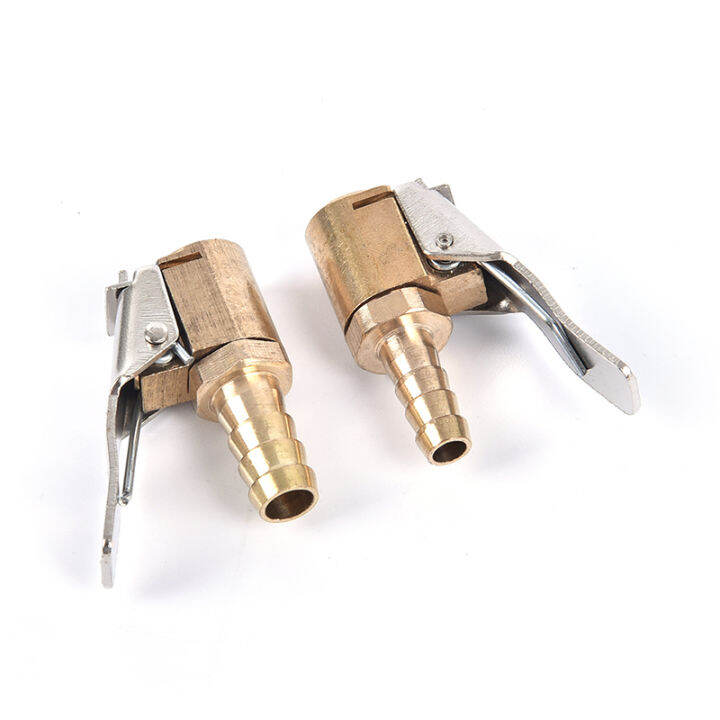 Brass Air Chuck Connector 2 Pack Lock On Air Chuck - Brass Tire Inflator With Anti-Leak Design For Air Compressors Presta Air Chuck