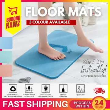 SIMPLYBEST Japan Diatomaceous Earth Mat Anti-Slip Fast Dry