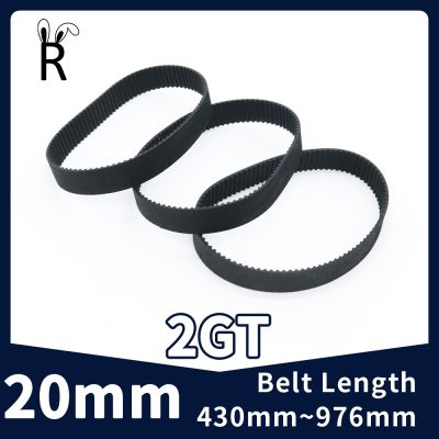 ☍☜ Belt Width 20mm Rubber Closed 2GT Synchronous Timing Belt 2M Length430mm 976mm Synchronous Toothed Belt GT2 For 3D Printer Parts