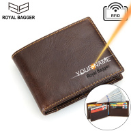 Ví ngắn RFID Royal Bagger cho nam, ví cầm tay đa năng, sức chứa lớn thumbnail