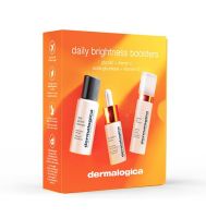 Dermalogica Daily brightness boosters Kit เซ็ตผลิตภัณฑ์ขนาดพกพา 3 ชิ้น สำหรับผู้ที่มีความกังวลเรื่องผิวหมองคล้ำ ไม่กระจ่างใส และมีริ้วรอย