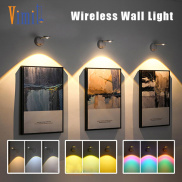 Vimite Intelligent Sensor Wall Lamp 3color Usb Rechargeable Cable