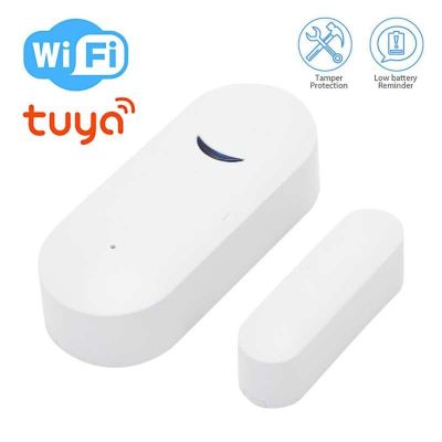 【LZ】▩  alarm system for home Intelligent WIFI Door Window Magnetic Sensor Real-Time Alarm for Google Play for TUYA