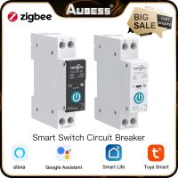 [Jkdddgl 689] Interruptor Inteligente Tuya Zigbee Disyuntor Con Medicón 1P 63A Relé De Riel Din Control Remoto TO-Q-SY1 Voz De Casa Inteligente