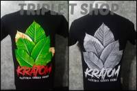 เสื้อยืดคอกลมสกรีนลาย KRATOM