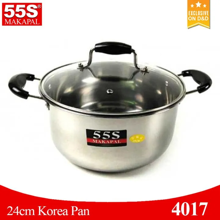 55S Makapal 4017 Korea Pot Glass Cover 24cm Lazada PH