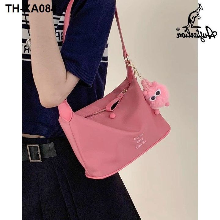 ผ้าใบไนลอนกระเป๋าผู้หญิงอินเทรนด์เกาหลี-อเนกประสงค์ไหล่-messenger-tote