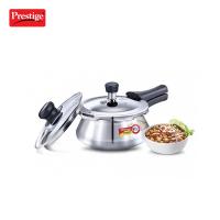 Prestige Deluxe Alpha Stainless Steel Pressure Handi With Glass Lid, 1.5 Litres