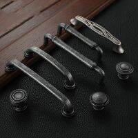 [HOT NNQJKYIYWHG 512] WV Retro ห้องครัวประตูจับประตูตู้ Vintage Handle Knobs เฟอร์นิเจอร์ฮาร์ดแวร์ตู้โบราณจับตู้ดึง675