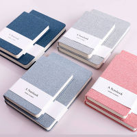 Blank Horizontal Line Notepad A5 Diary Flower and Tree Poems and Notebooks on Canvas Simple Notepad School Supplies Notebook
