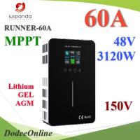 โซลาร์ชาร์จ MPPT RUNNER model 60A I-PANDA คอนโทรลเลอร์ 48V 3200W รุ่น RUNNER-60A-48V