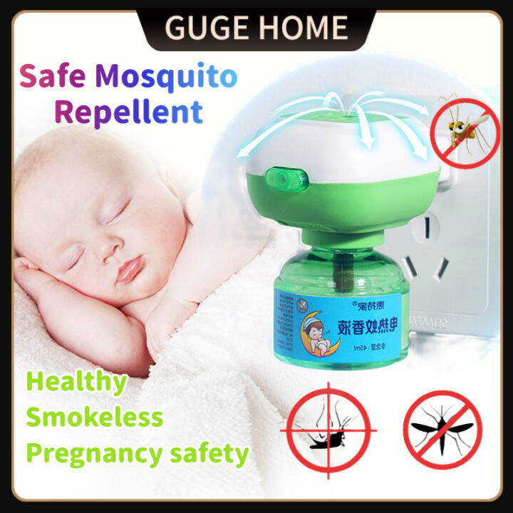 2 in 1 Electric Mosquito Repellant Safety Tasteless Smokeless Liquid