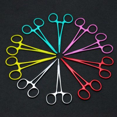 【YF】 5  curved trauma shears surgery scissors hemostat mosquito forceps dog grooming surgical pet clamp artery