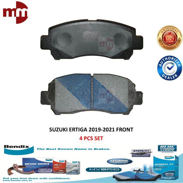 BENDIX GCT Brake Pads for SUZUKI ERTIGA 20192021 FRONT ORIGINAL DB2522