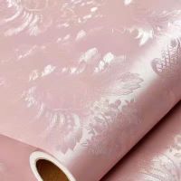 bedroom wallpaper Solid Color PVC Waterproof Self adhesive Vinyl Contact Paper Kitchen Cabinet decorative wall stickers