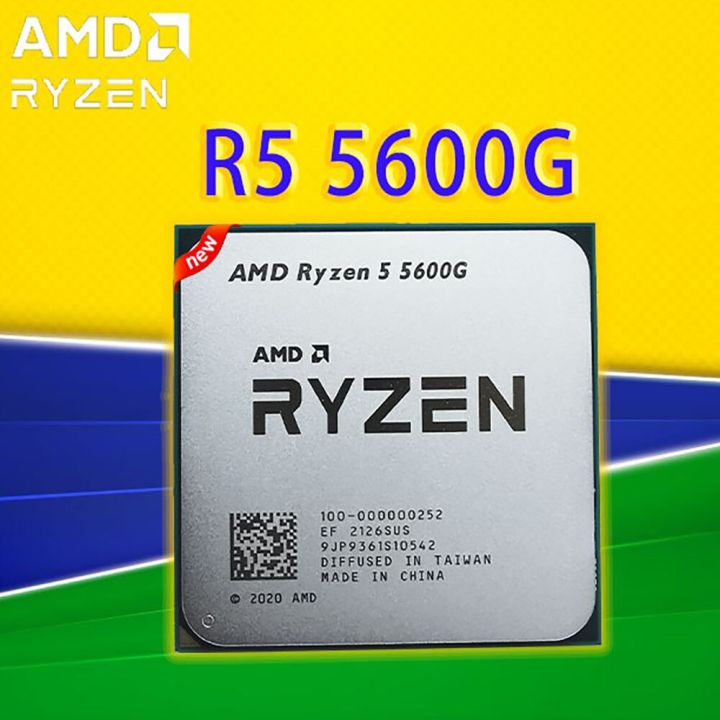 AMD Ryzen 5 5600G Processor (3.9 GHz, 6 Cores, Socket AM4) - 100