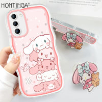 (ผู้ถือฟรี) เคสโทรศัพท์ Hontinga สำหรับ Samsung Galaxy S21อัลตร้า5G S22พิเศษ5G S22บวก + S21 FE S21บวก5G 4G เคสใสใสเคสอะนิเมะสาวๆซิลิโคนนิ่มกันกระแทกเต็มตัวฝาหลังเคสโทรศัพท์แบบนิ่มสำหรับเด็กผู้หญิง