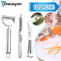 Stainless Steel Multi function Peeler Slicer Grater For Fruit Vegetable Potato Cucumber Portable Sharp Kitchen Accessories Tool