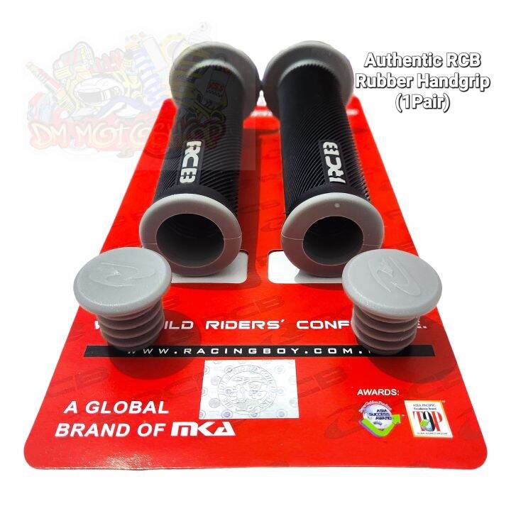 RCB Racing Boy Motorcycle Handlebar Cushion Sleeves Grey