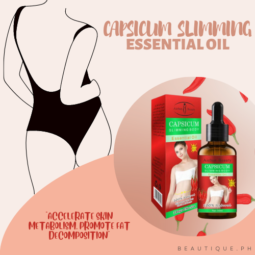 BEAUTIQUE.PH Aichun Beauty CAPSICUM Slimming Body Essential Oil 100